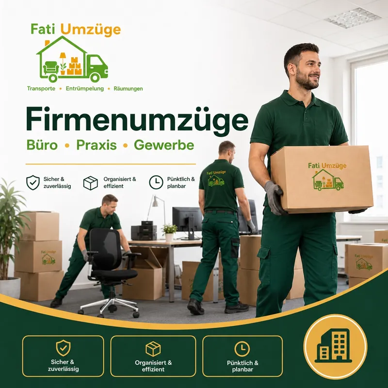 Fati Umzüge carrying out a commercial move