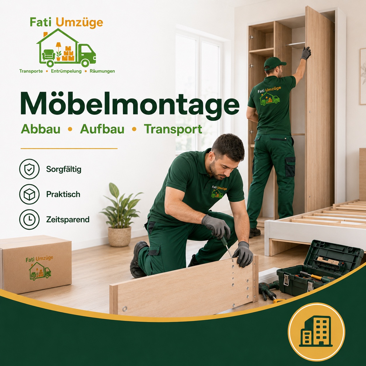 Fati Umzüge providing furniture assembly and packing support